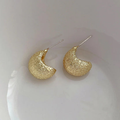 Mini Rustic Drop Earrings-Gold & Silver
