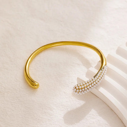 Coma Studded Kada- Gold