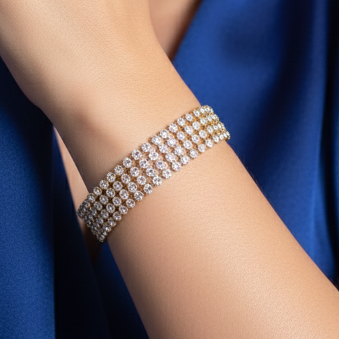 Fancy Tennis Luxe Bracelets-6 Options