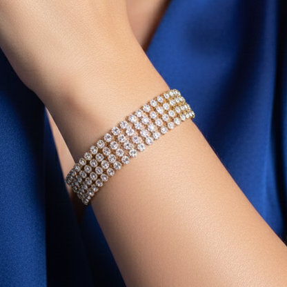 Fancy Tennis Luxe Bracelets-6 Options