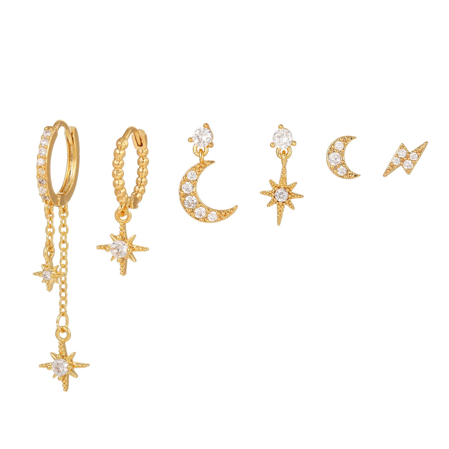 Dainty Multiple Puercing Set