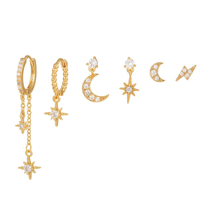 Dainty Multiple Puercing Set