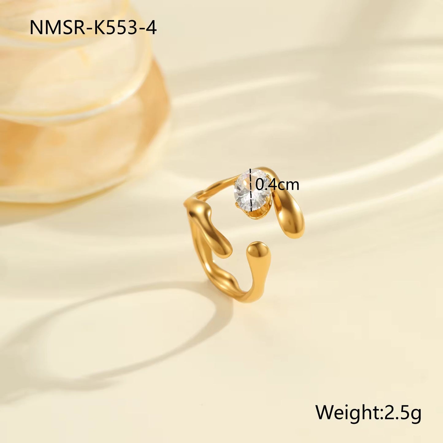 Molten Solitaire Series Rings