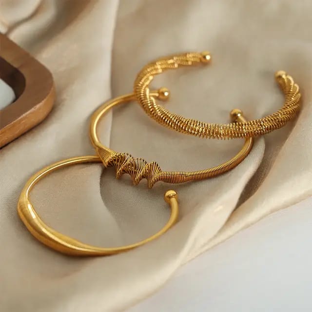 Stainless Steel Kada Bracelets-3 Options