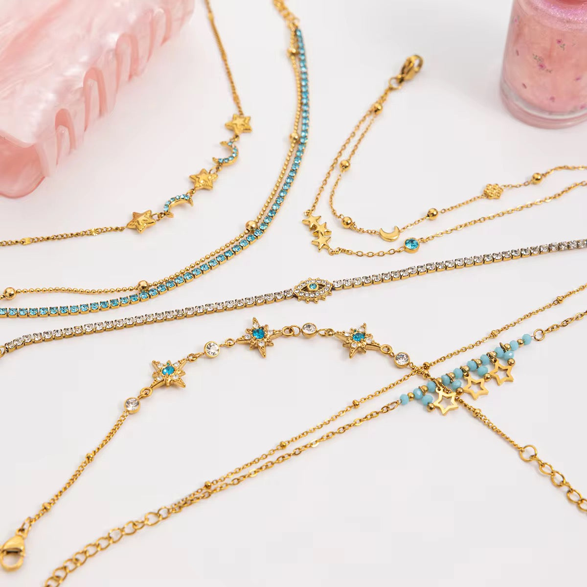 Blue Boho Bracelets-2 Options