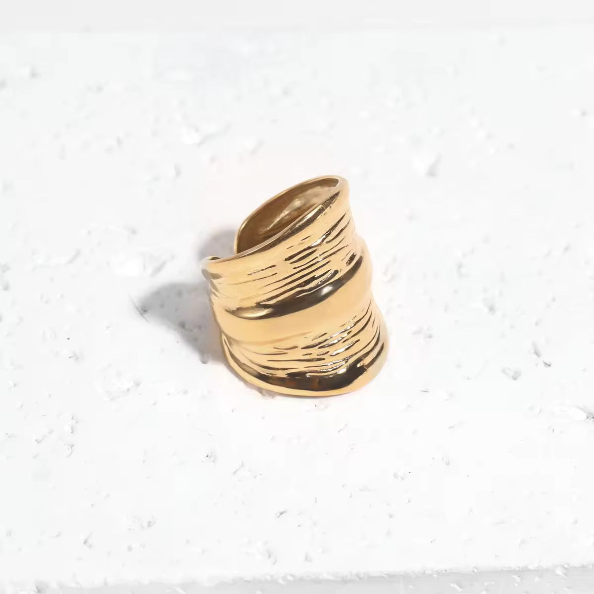 Egyptian Statement Ring - Gold