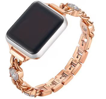 Metal Solitaire Apple Watch Straps/ Bands-3 Colors