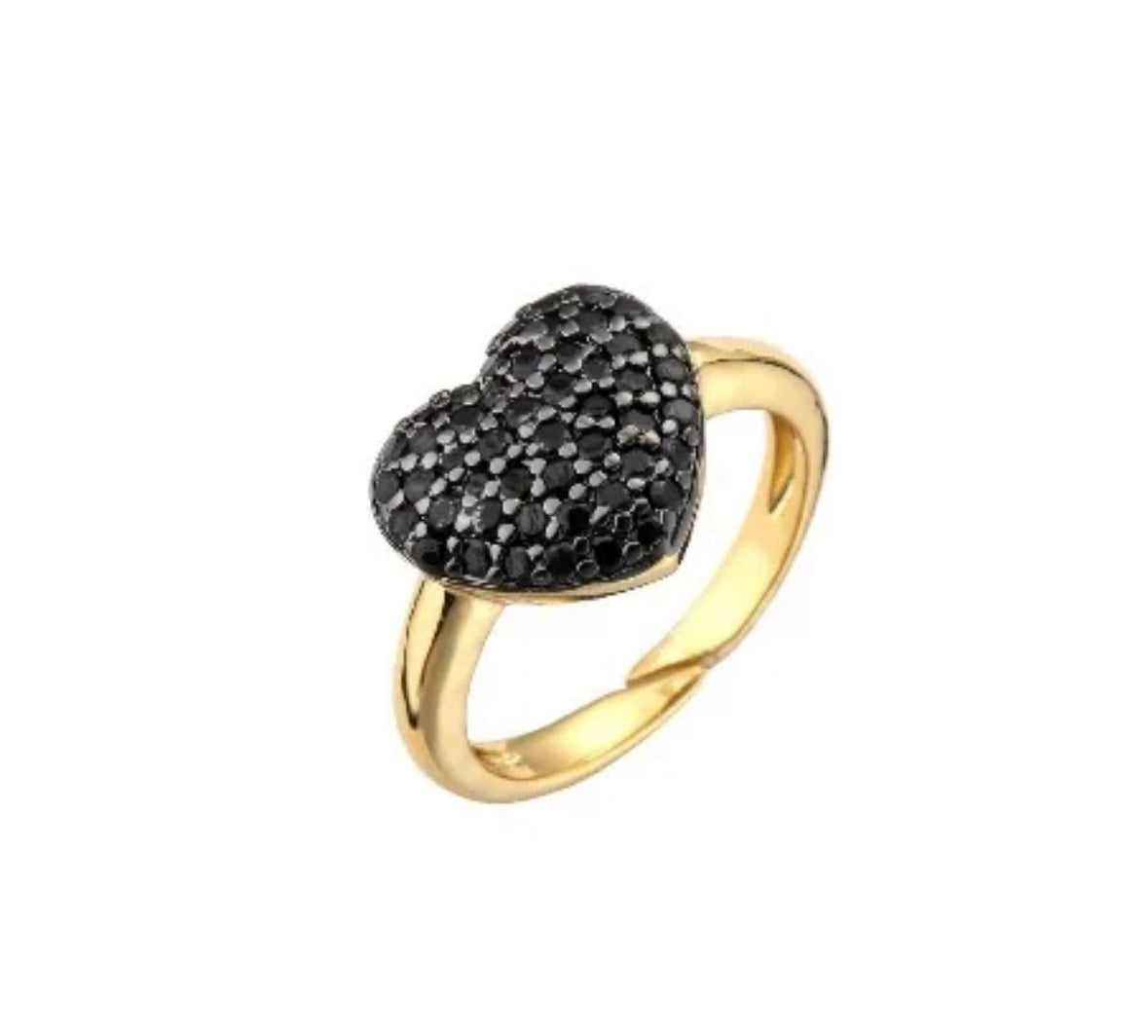 Heart Studded Ring - 5 colors
