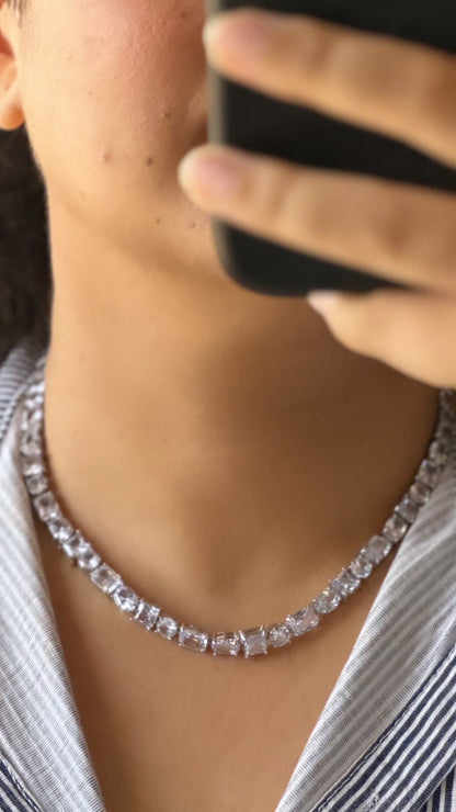 Chunky Tennis Necklace