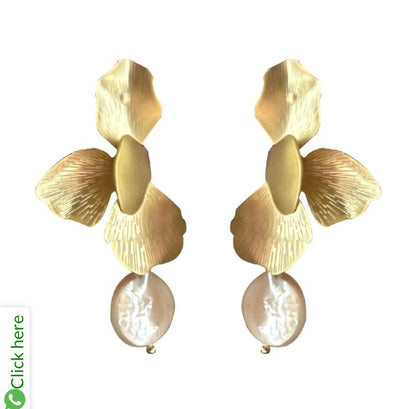 Lily Pearl Drop Earrings