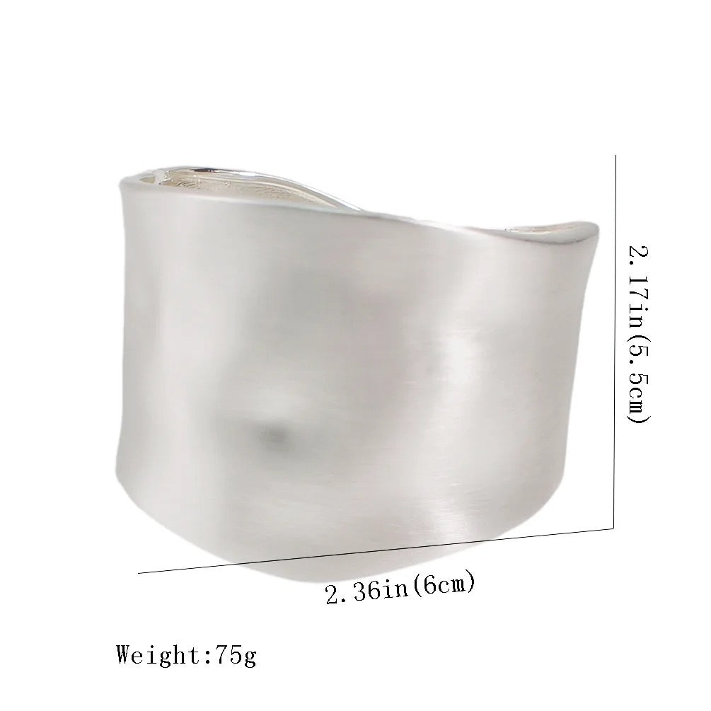Chunky Solid Cuffs Bracelets