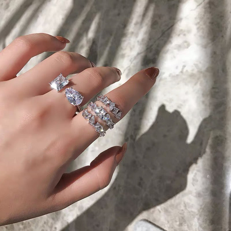 Sovereign Silver Stack Ring