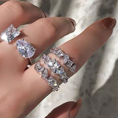 Sovereign Silver Stack Ring