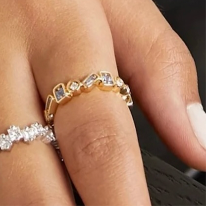 Uncut Eternity Sleek Ring