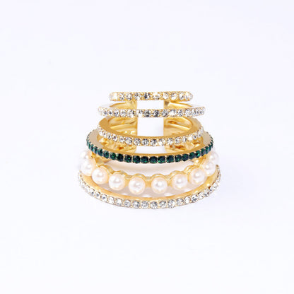 Pearl Luxe Stack Big Earcuffs-2 Colors