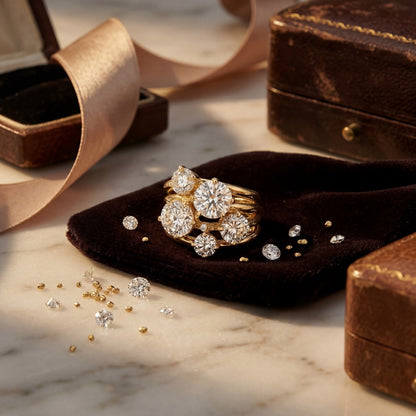 Heirloom Bloom Solitaire Ring-Gold