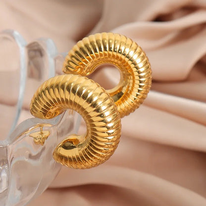 Chunky Round Hoops