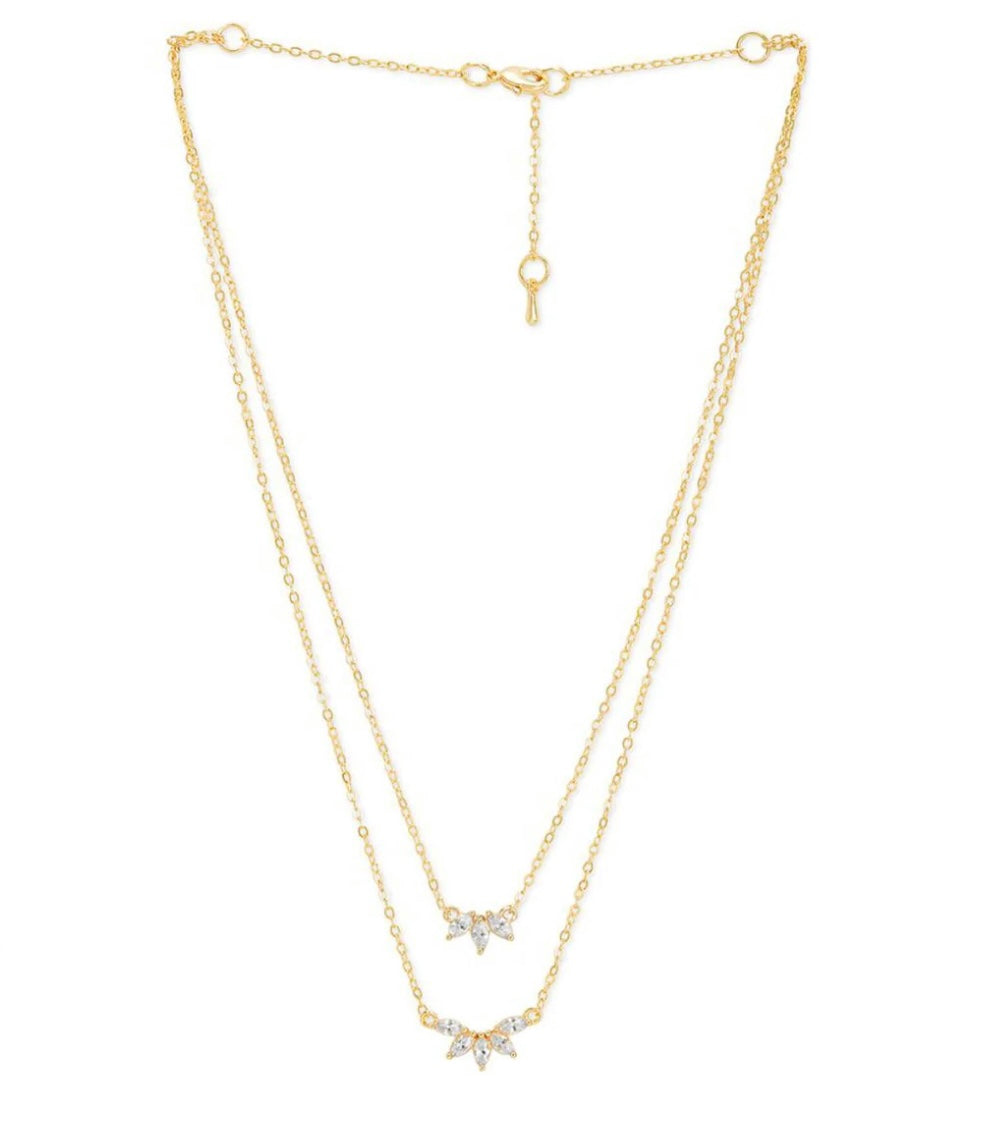 2 Layer Diamond Necklace