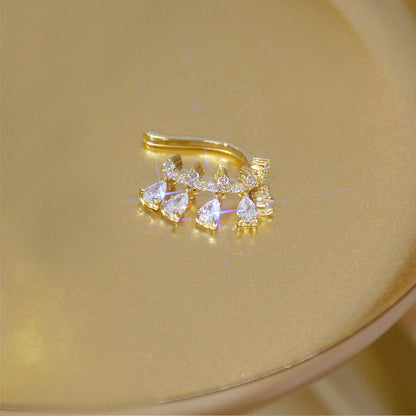 Sparkling Drip Ear Cuff-Single Pc
