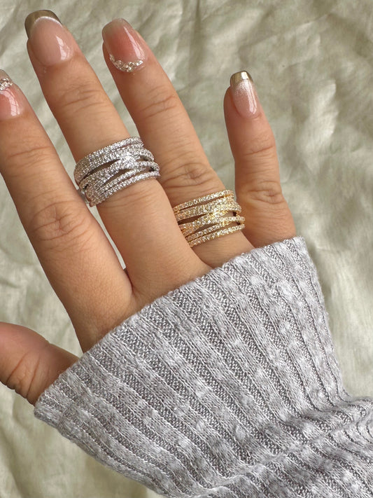 Layered Gazala Ring