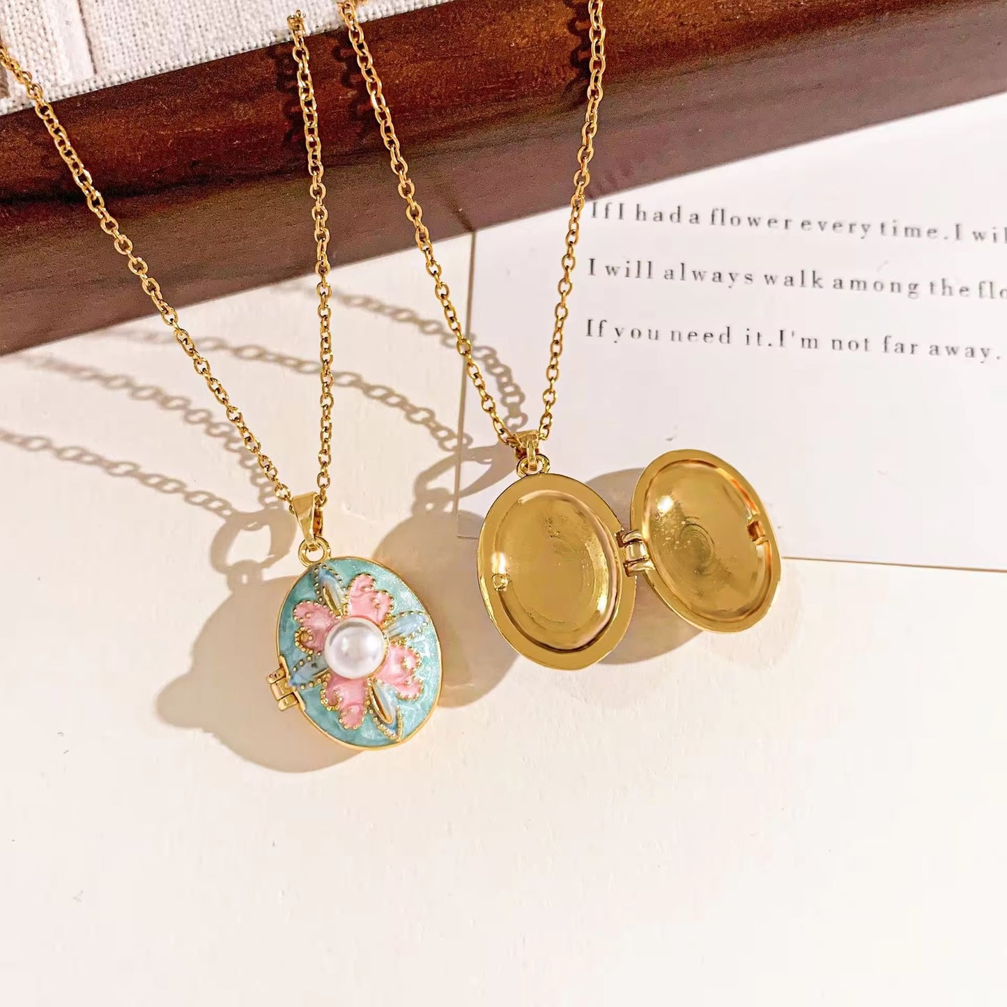 Openable Locket Necklace-3 Designs