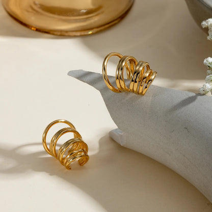 Big Earcuff Earrings-Single Piece