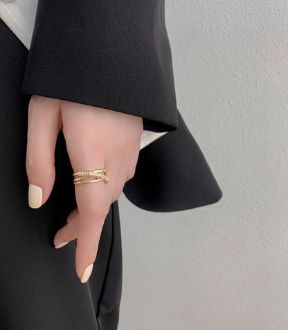 Gold Rope Ring