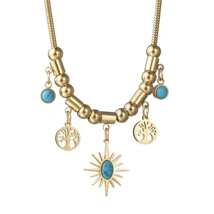 Feroza SS Necklace