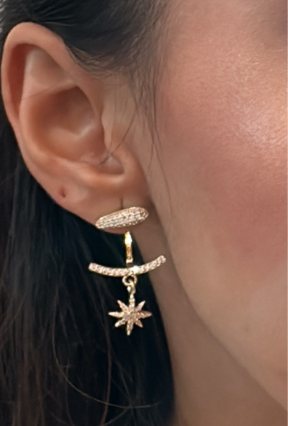 Floating Star F&B Bali Earrings
