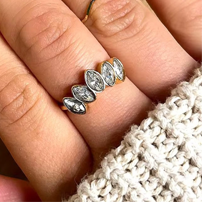 Flat Crown Ring-Silver