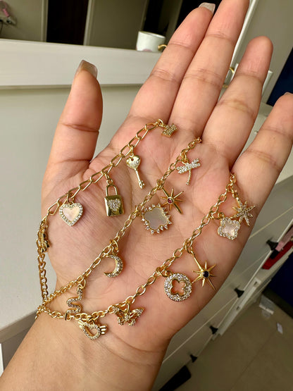 Diamond Charm Bracelet-Customised