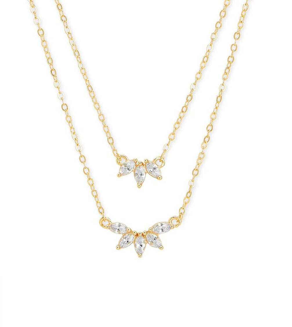 2 Layer Diamond Necklace