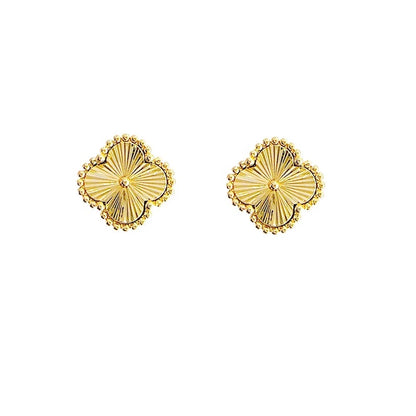 Clover Gold Studs