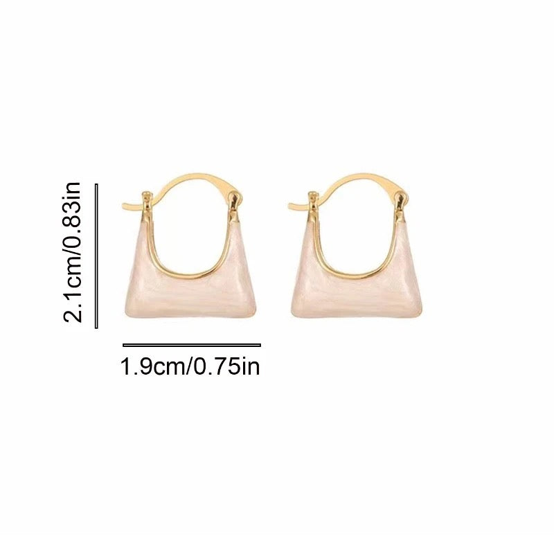 White Enamel Bucket Hoops