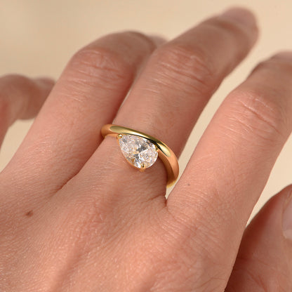 Classic Wave Stacked Diamond Bands-3 Variants