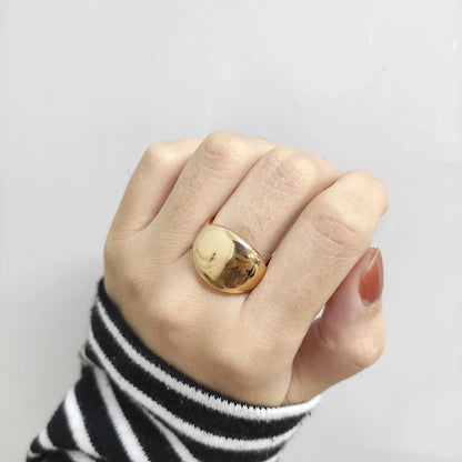 Oval Chunky SS Ring