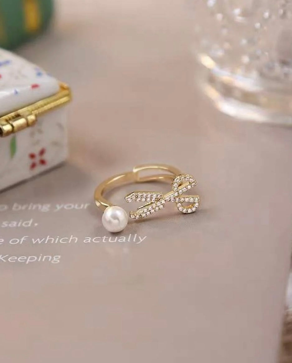 Fancy Pearl Rings- 2 Designs