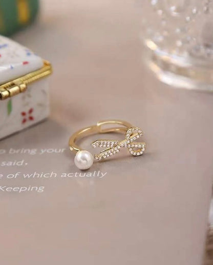 Fancy Pearl Rings- 2 Designs