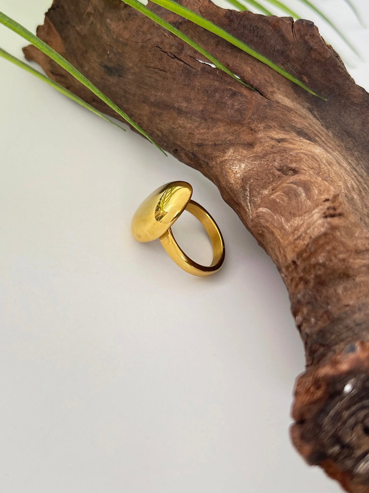 Oval Chunky SS Ring