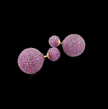 Glitter Sandwich Studs
