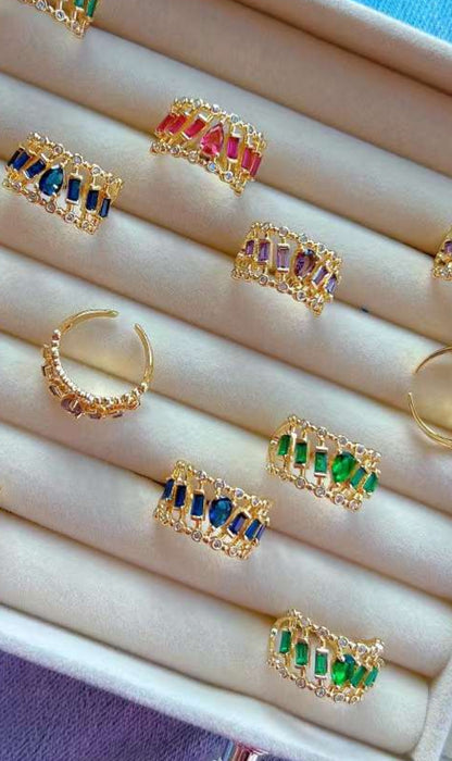Royal Baguette Band Rings