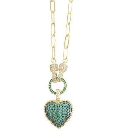 Heart Studded Executives Necklace