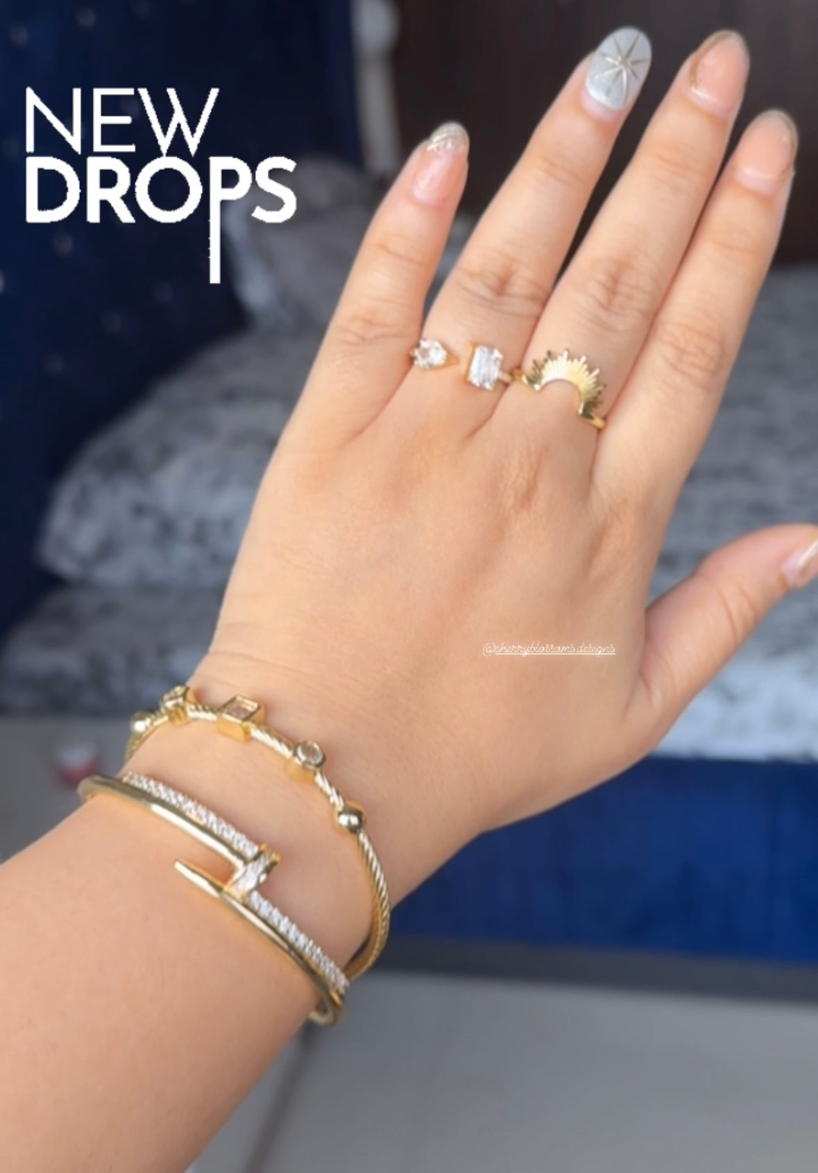 Small Sunrise Ring - Gold