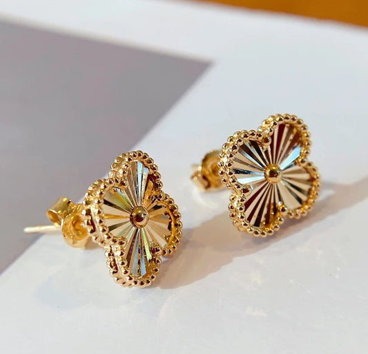 Clover Gold Studs