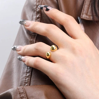 Coma SS Ring - Gold