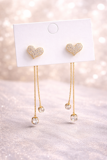 Front & Back Dangler/Stud Earrings-5 Designs