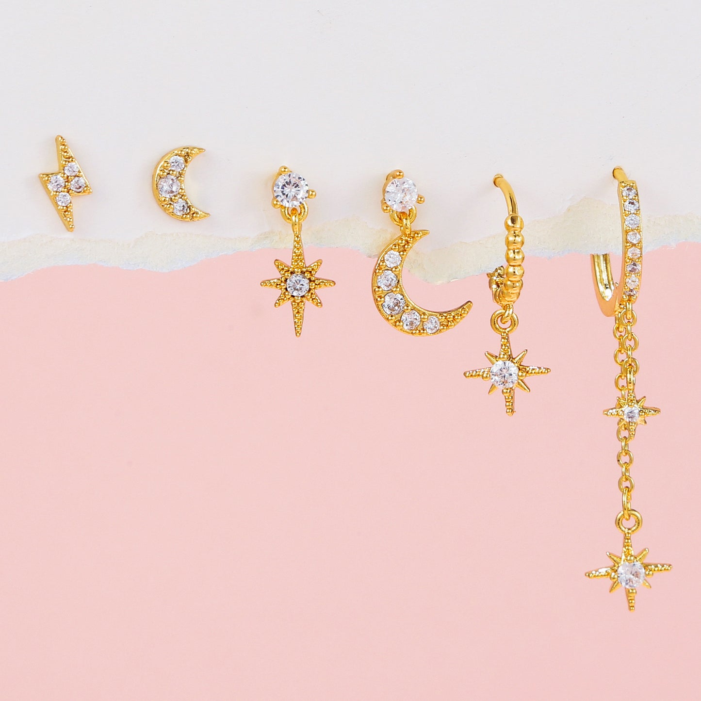 Dainty Multiple Puercing Set