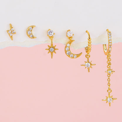 Dainty Multiple Puercing Set