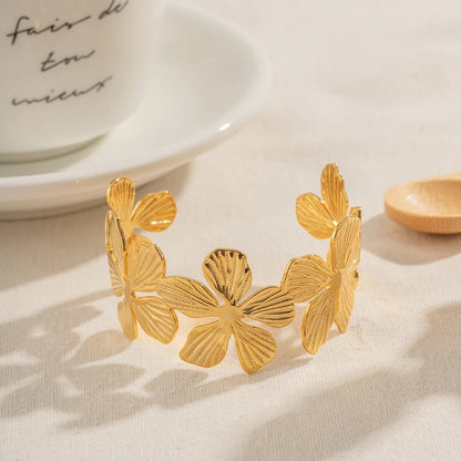 Flower Knows Adjustable Gold Kadas- 3 Designs