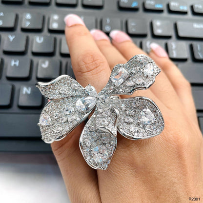 Ultimate Diamond Orchid Ring